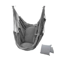 hammock swing chair thicken hanging swing chair portable relaxation canvas swing outdoor travel camping portable lazy chair