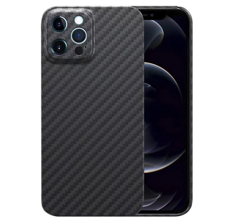 

Защитный чехол из углеродного волокна для iPhone 12, 11 Pro Max, 12 Mini, X, XR, XS Max, ультратонкий