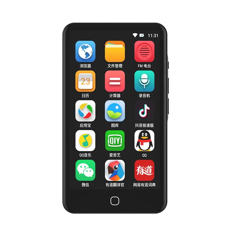 Mp3-плеер RUIZU H5 Android Wi-Fi с Spotify MTK 6592 BT V5.0 полный сенсорный экран 16 ГБ Hi-Fi музыкальный