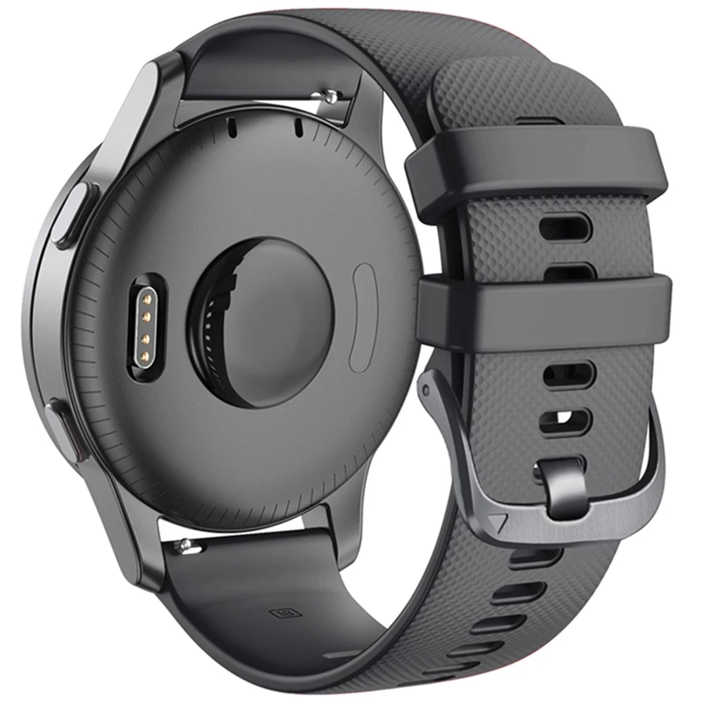 Ремешок для спортивных силиконовых часов 22 мм Garmin Come 2/Active/ Venu2/ Vivoactive 4 сменный