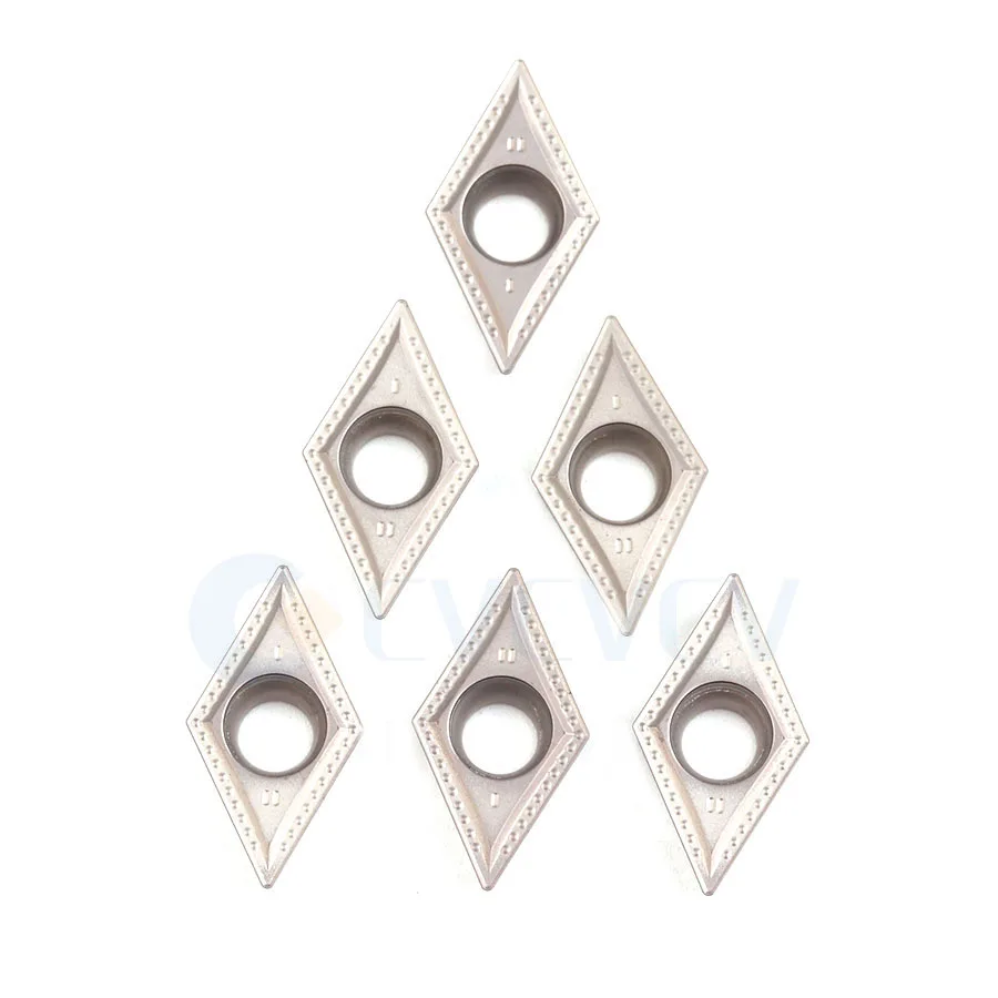 

10pcs DCMT11T304 FG DCMT11T304 MT LF90 CNC lathe tools Turning inserts Cermet material Carbide insert Suitable for steel cutting