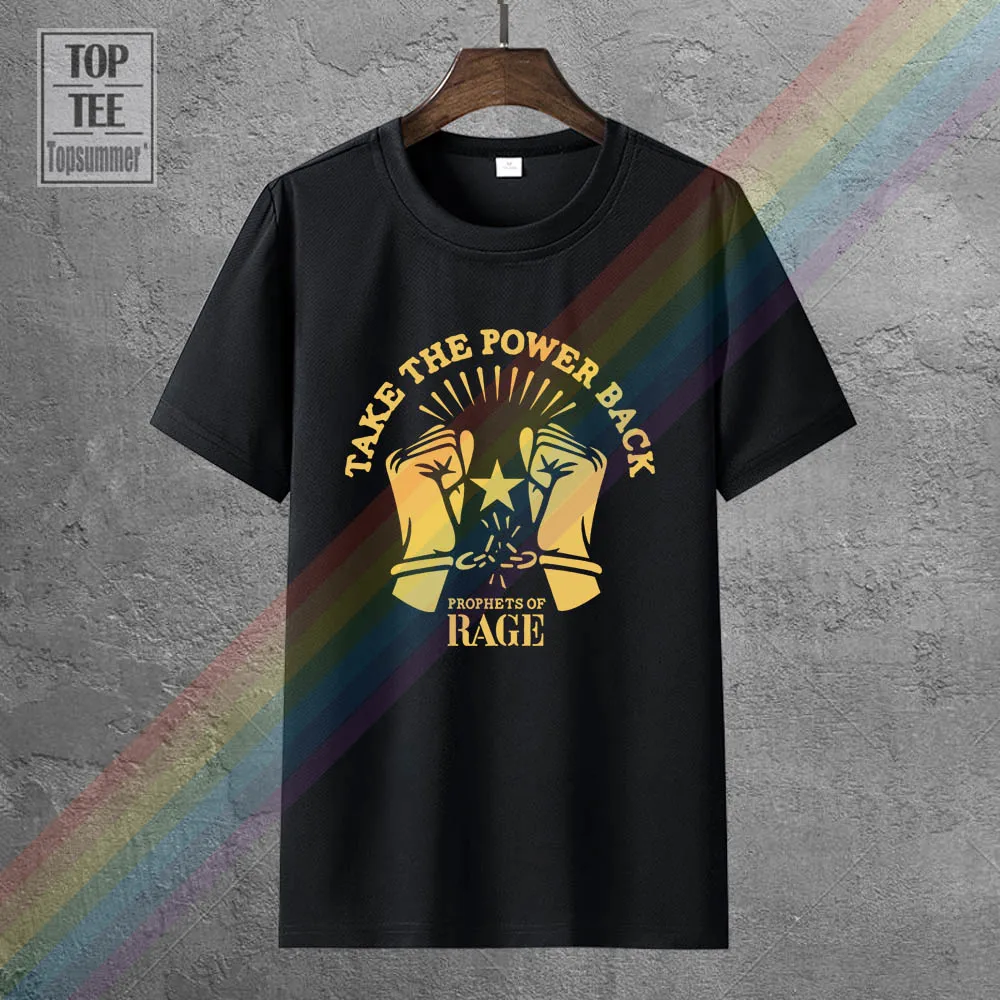 

Prophets Of Rage ' Take The Power Schiena' T Shirt Nuovo E Originale