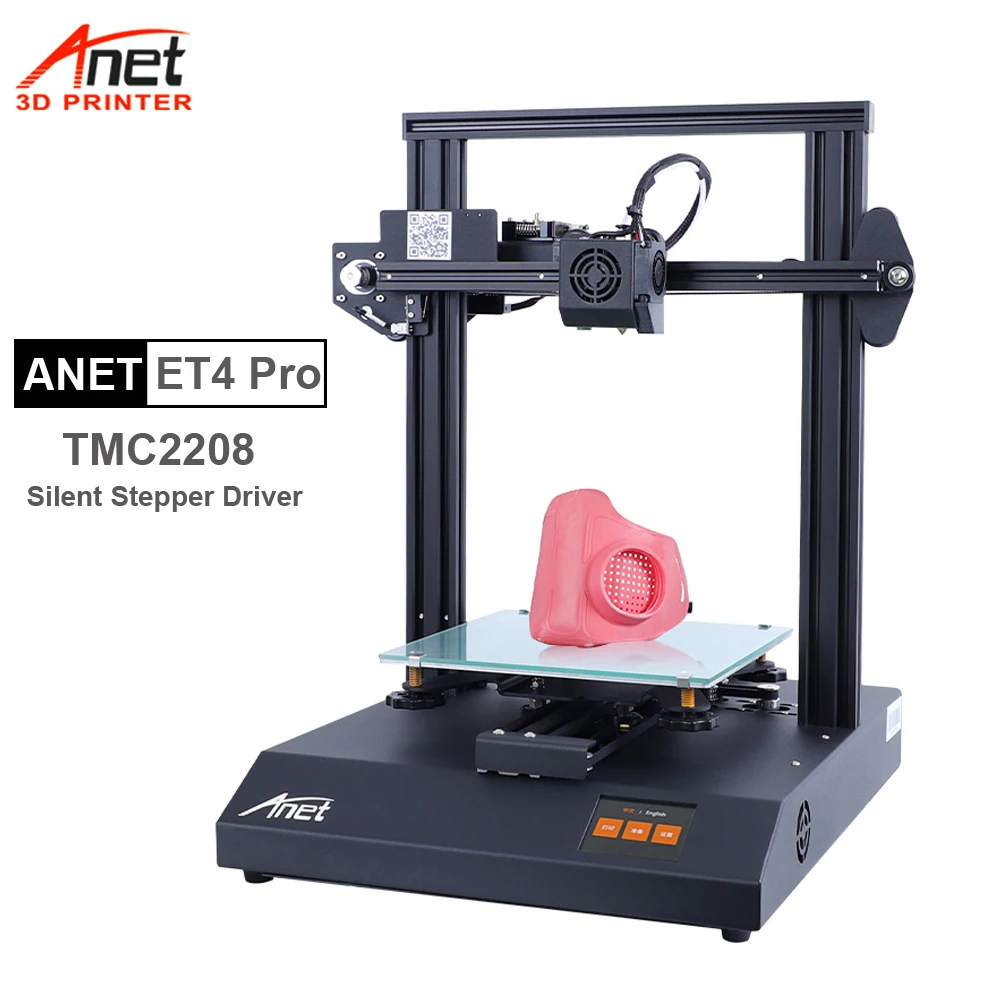 

Anet 3D Printer ET4 Pro Ultra Silent All Metal Printer Auto Self-Leveling With TMC2208 Stepper Driver Support Open Source Marlin