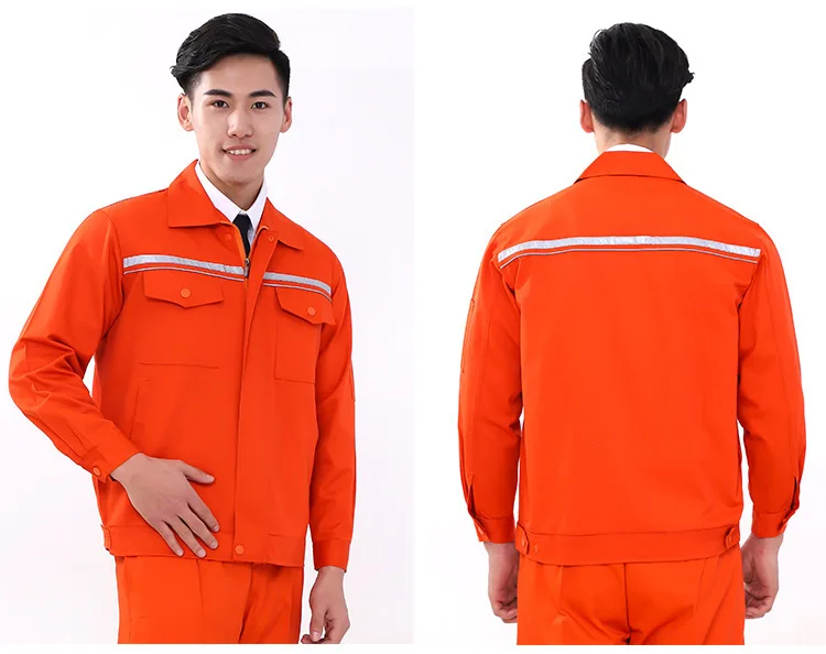 

Welding Suits Reflective Clothes Set Men Women Long Sleeves Working Uniforms Car Workshop Gas Station Mechanical Suits Coveralls