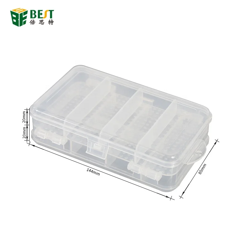 multi function big capacity component parts mobile phone parts box pvc plastic box double deck storage design storage box free global shipping