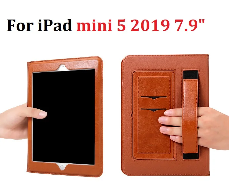 Ретро Couqe для iPad mini 5 2019 7 9 &quotчехол из искусственной кожи со слотом карт ремешок