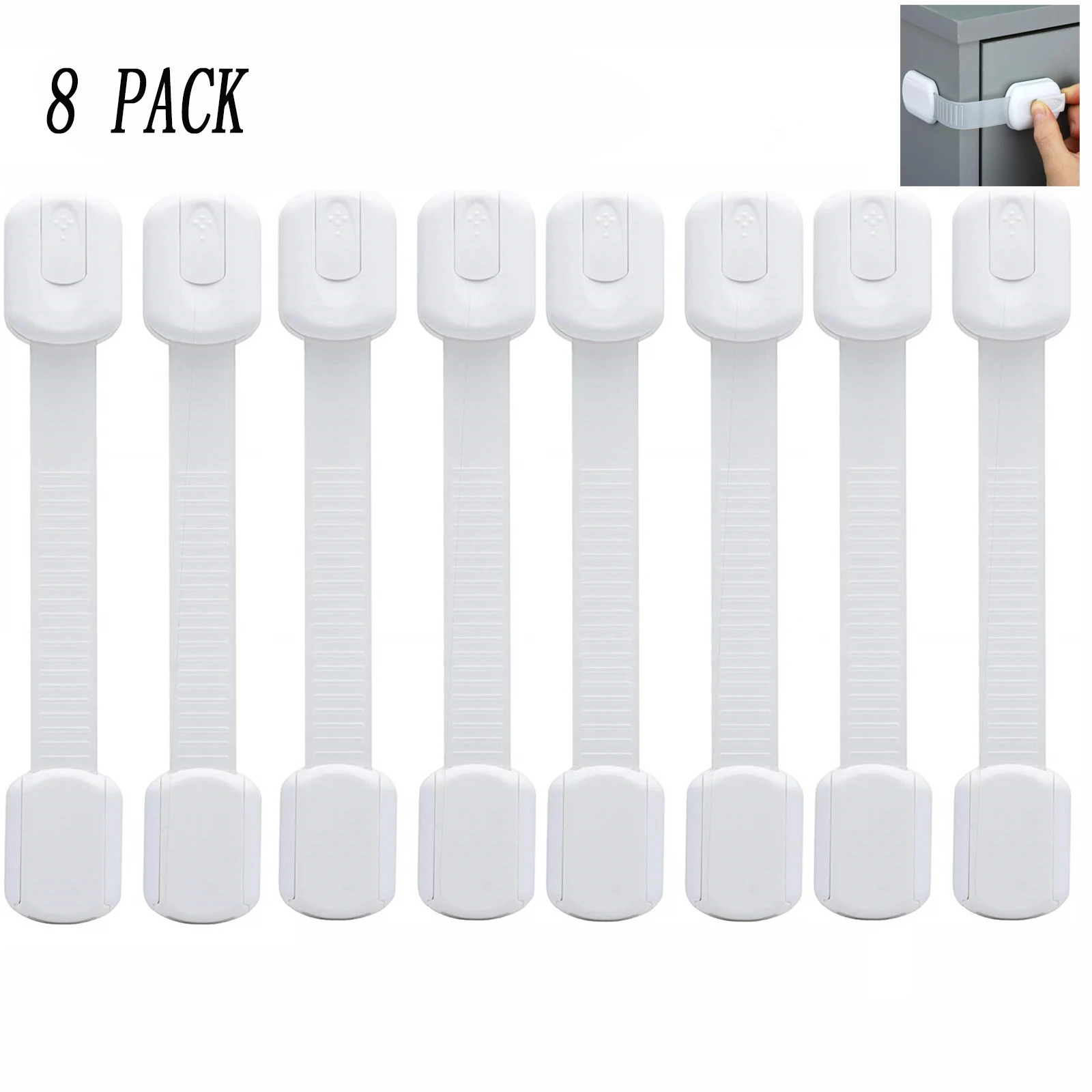 8 шт./лот буферная защита дверной ручки для детей блокировка дверей безопасности