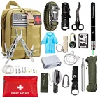 Набор для выживания на природе, многофункциональная аптечка SOS EDC, аварийные принадлежности, тактический, для охоты, кемпинга, путешествий