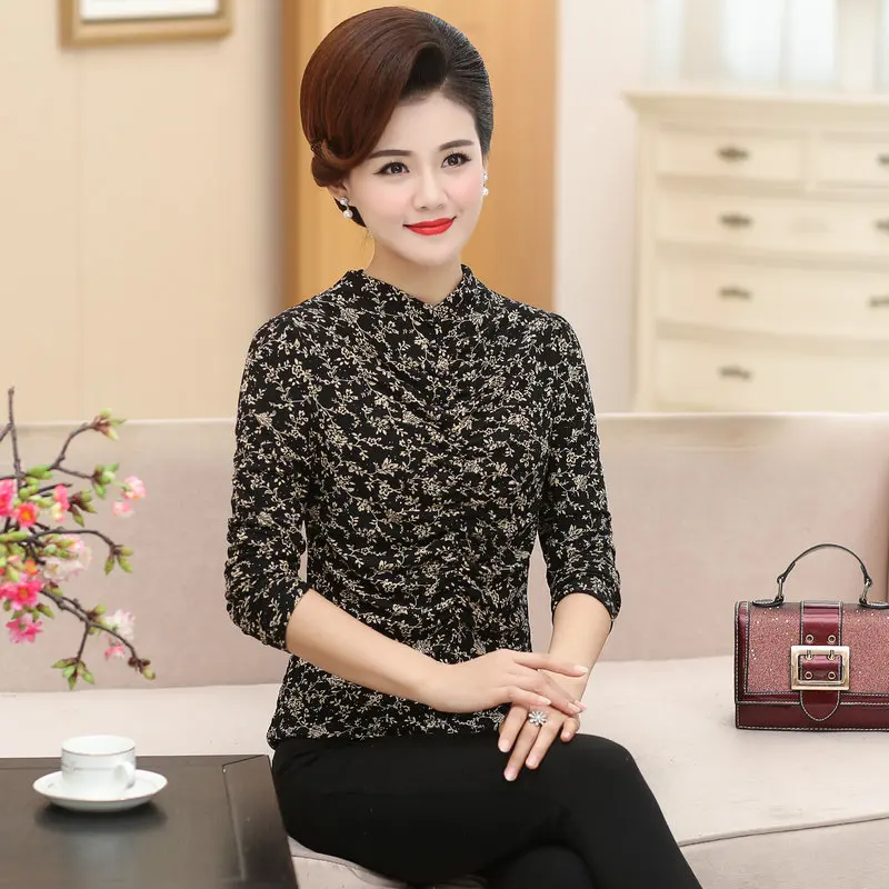 Женские блузки с цветочным принтом красные черные желтые маленькие цветочный