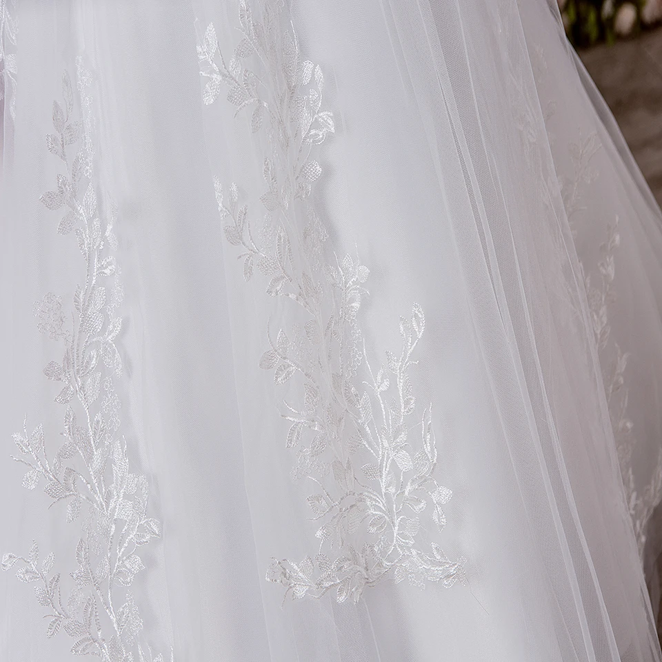 Бальное платье свадебное 2019 Милое Свадебное принцессы на шнуровке с высоким