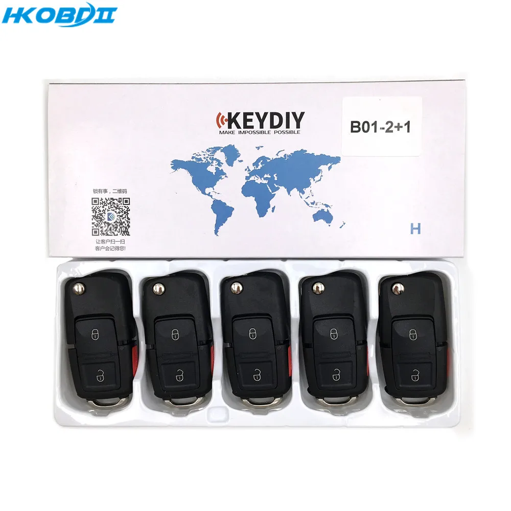 HKOBDII KEYDIY оригинальный KD B01 2 + 1 кнопка серии B универсиальный пульт для KD900/KD X2/ URG200/KD
