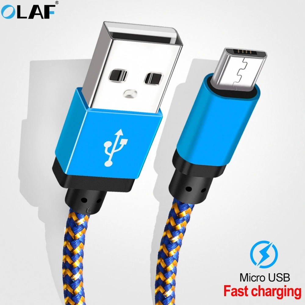 Micro USB кабель для зарядки телефона Samsung S7 Edge Redmi Note 5 Android Microusb шнур Быстрая зарядка 3