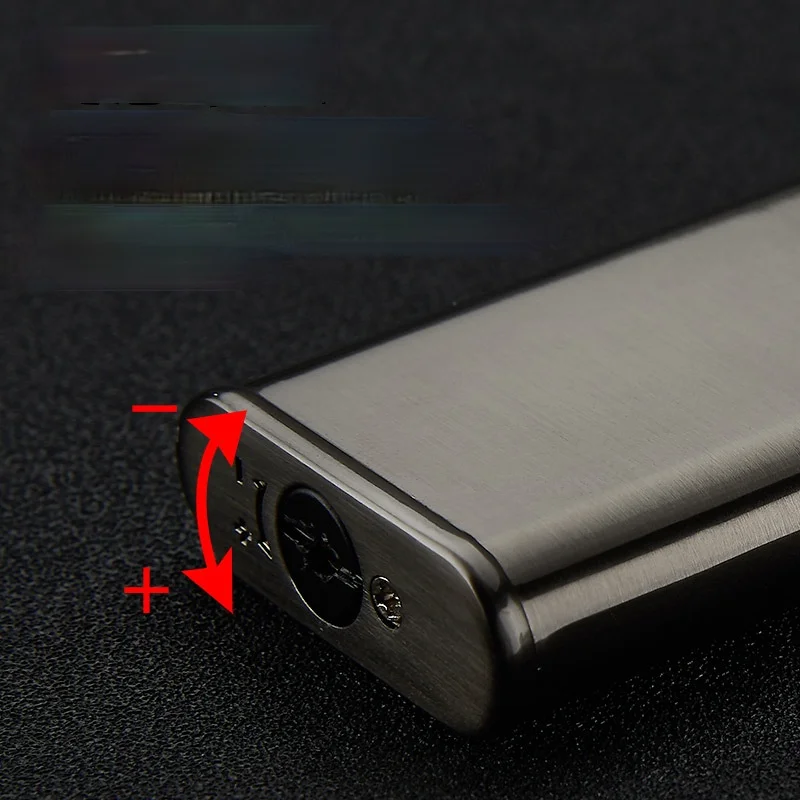 Надувная ветрозащитная зажигалка с синим пламенем в стиле ретро креативная