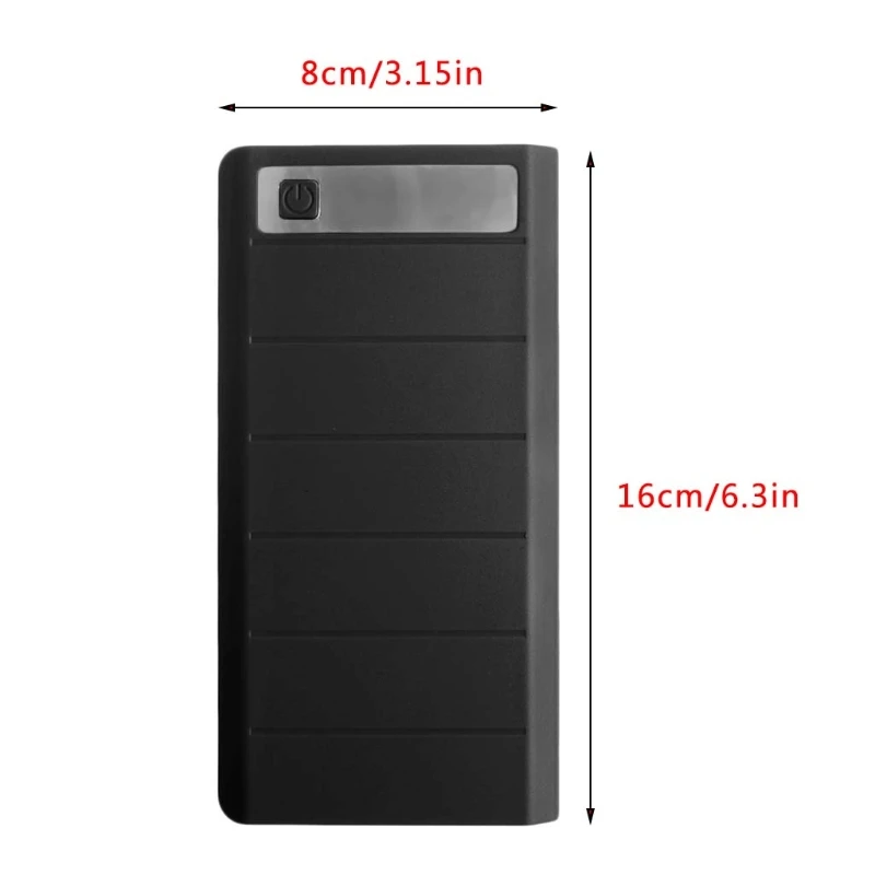 Портативный светодиодный дисплей типа C 2 порта USB 8x18650 |