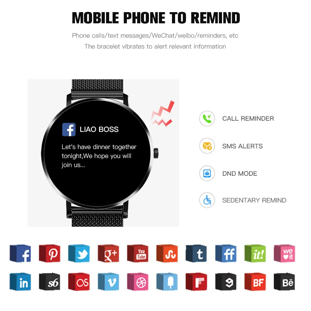 Смарт часы сердечного ритма артериального давления Sleep Monitor мульти спортивный