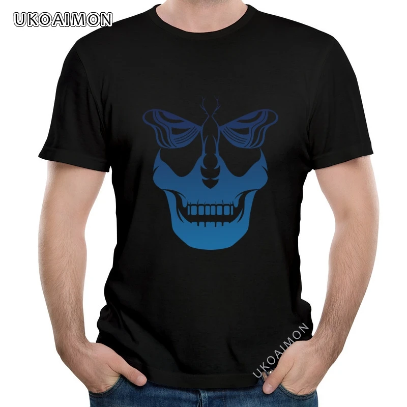 

New Coming Butterfly Face Autumn Oversized Tees Manga Crew Neck TShirts Fashion Unique T-Shirts For Unisex