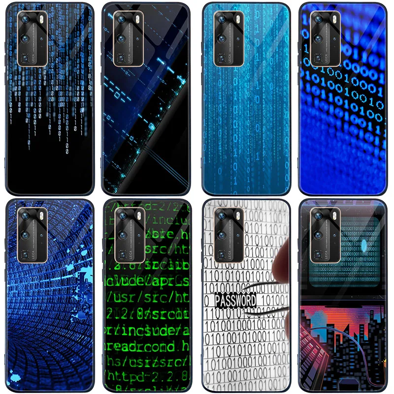 Чехлы для телефонов из закаленного стекла Huawei Mate 20 30 40 P20 P30 P40 Lite Pro Plus P Smart 2019 чехол