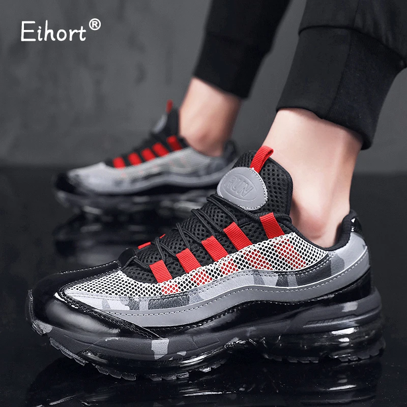 

Мужские кроссовки для бега Eihort с воздушной подушкой, удобные дышащие сетчатые мужские кроссовки, нескользящая амортизирующая повседневная...