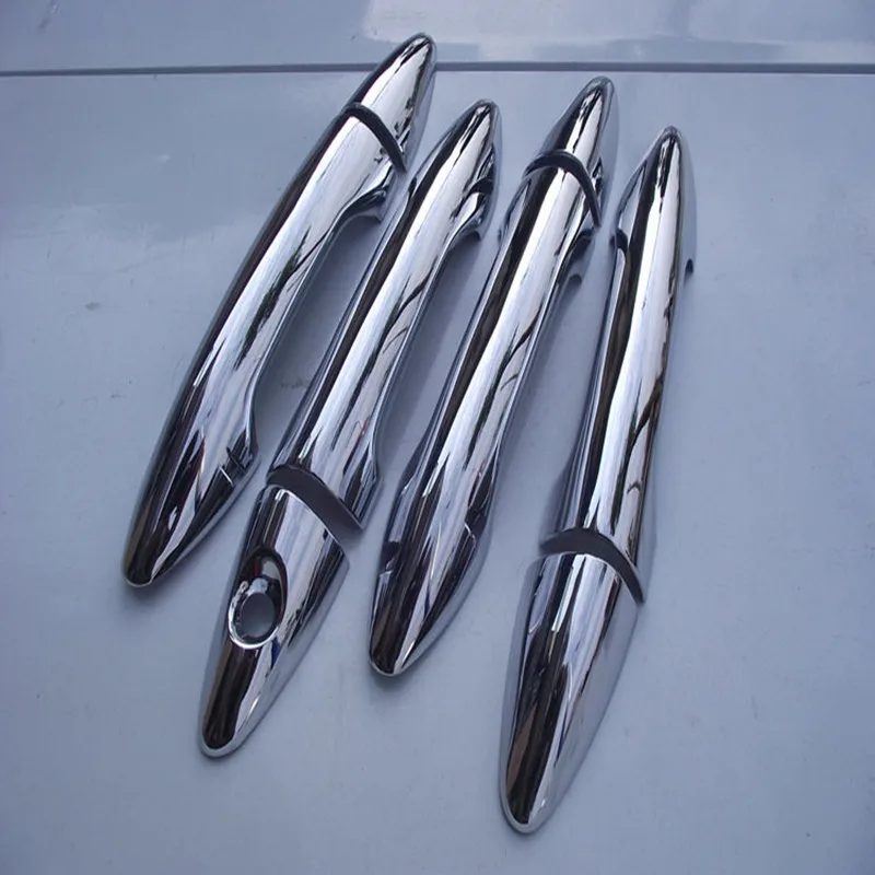 For Kia Rio 2011-2015 High-quality ABS Chrome Car Outer Door Handle Cover Bowl Protection Covers Sticker Styling | Автомобили и