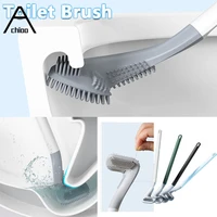 360%c2%b0 dead end toilet cleaning brush wc golf silicone long handle wall mounted bathroom corner cleaning brushes