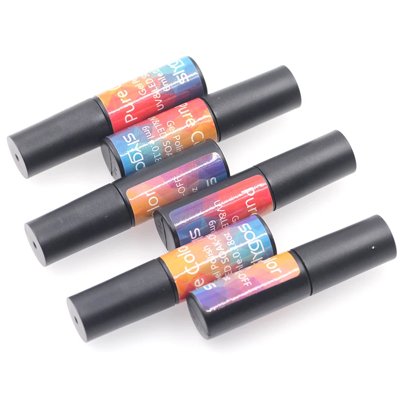 Гель-лак для ногтей SLYGOS 6 мл серия синих цветов размачиваемая светодиодная