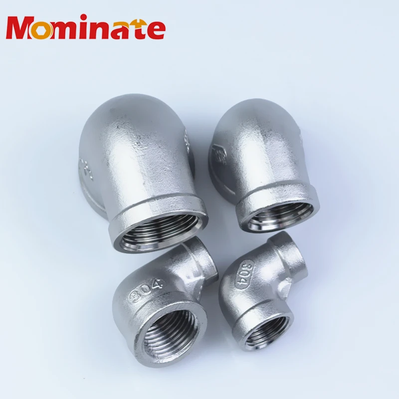 1/4&quot 3/8&quot 1/2&quot 3/4&quot 1&quot 1-1/4” 2“ Female hread Street Elbow 90 Degree Angled 304 Stainless Steel Reducer Pipe Fitting