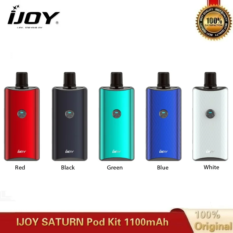 Оригинальный комплект электронной сигареты IJOY Saturn Pod аккумулятор 16 Вт 1100 мАч вейп