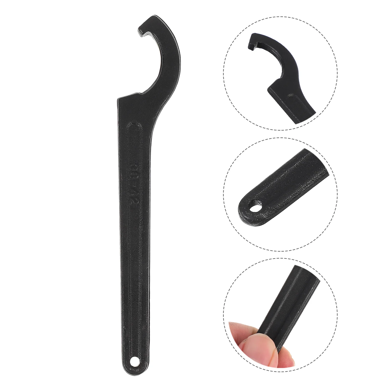 

1pc Half Moon Wrench Round Nut Hook Spanner Wrench Spanner Universal Hand Tool