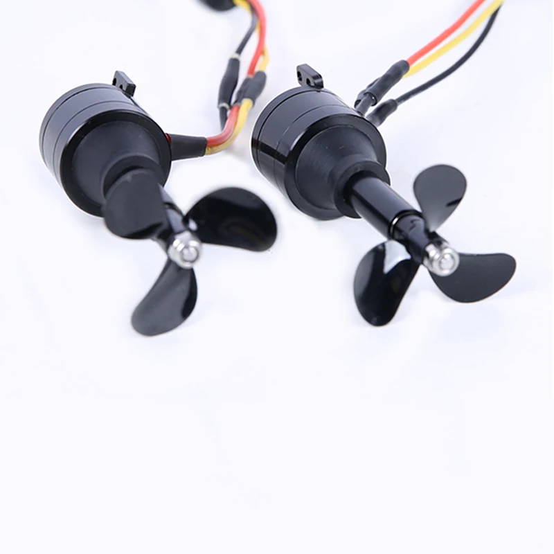 

Powerful 12V Underwater Boat Thruster IP8 Level Waterproof with 1148 CW/CCW Carbon Fiber Propeller for ROV Robot RC Ship Model
