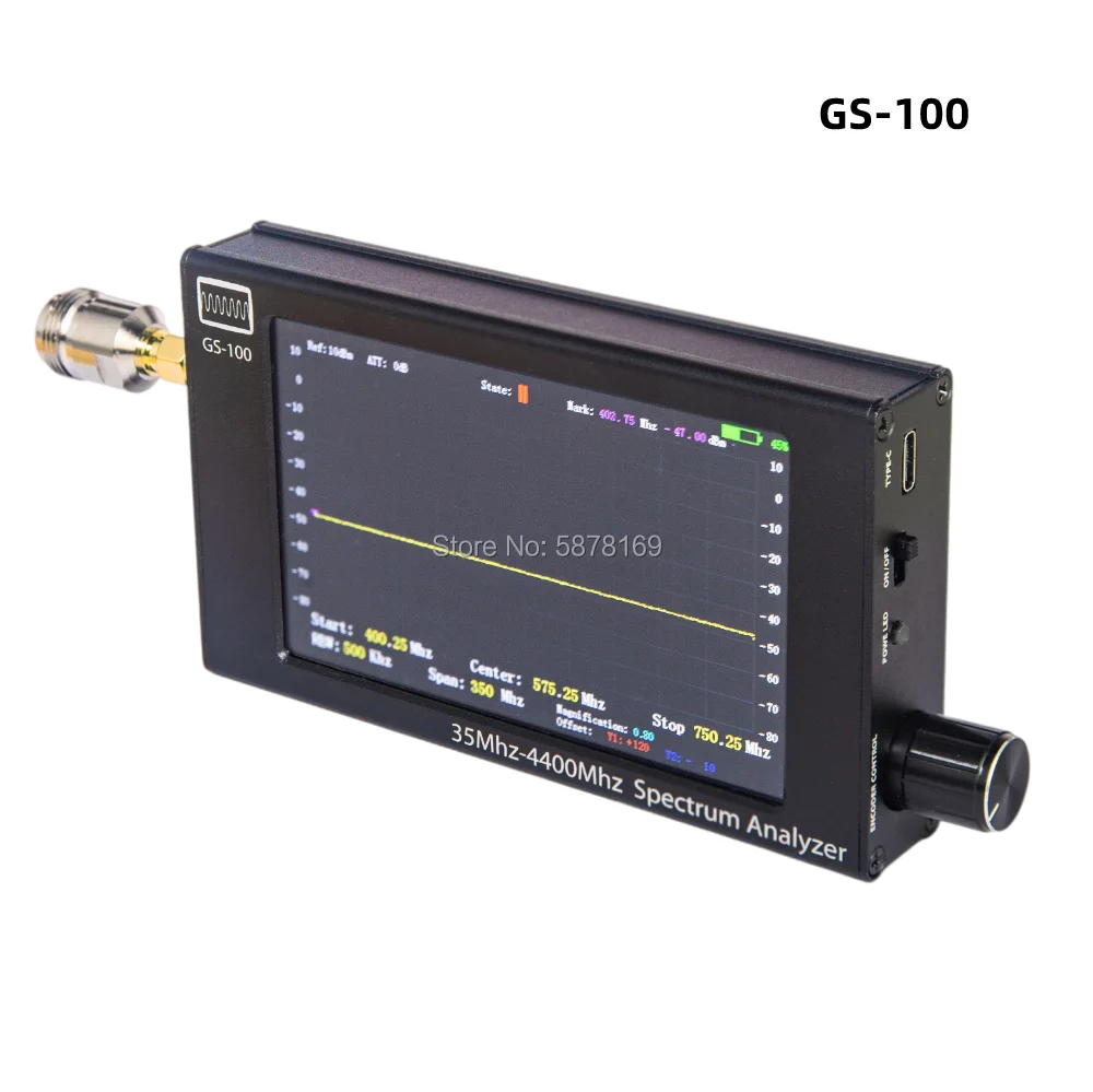 GS100 SSA TG R2S с трекинговым генератором 4 4G Входная частота 3 дюйма новый портативный