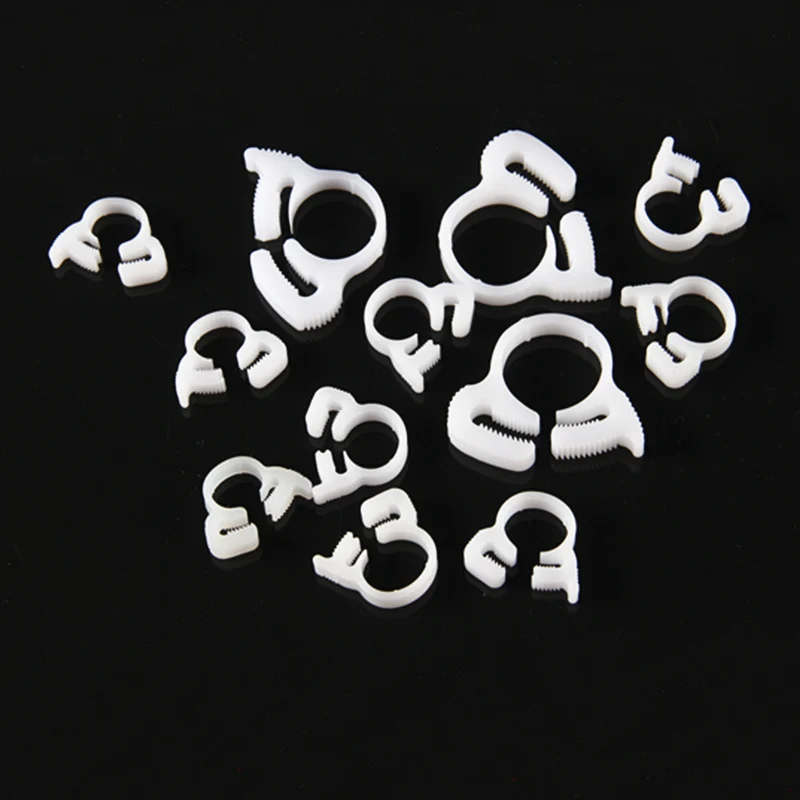 10 шт. пластиковое соединение шлангов фиксированные зажимы Регулируемый зажим