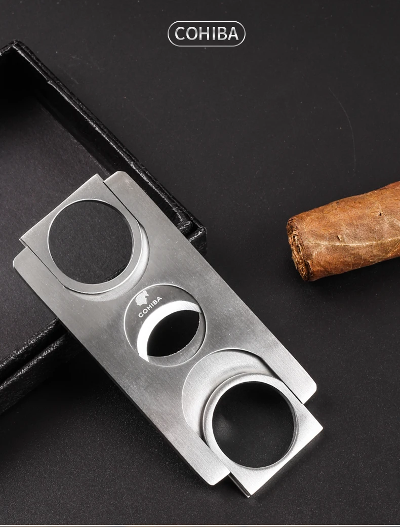 Новинка 1 шт. квадратный Гильотинный нож Cohiba для сигар из нержавеющей стали