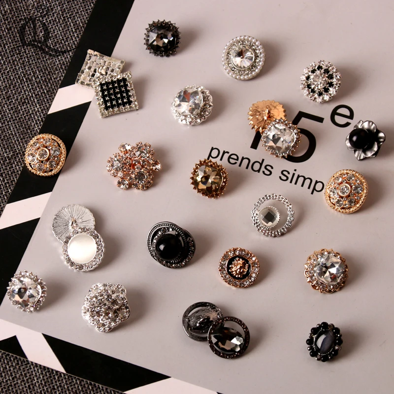 5 шт. декоративные пуговицы для одежды с жемчугом|Пуговицы| |