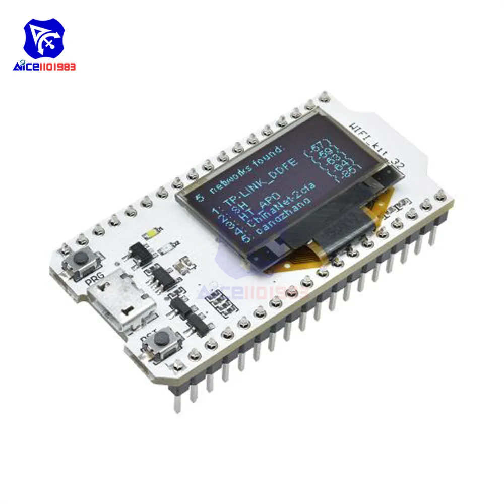 Diymore ESP32 wifi комплект CP2012 макетная плата с 0,9" oled-дисплеем wifi комплект 32 для Arduino NodeMcu с контактом