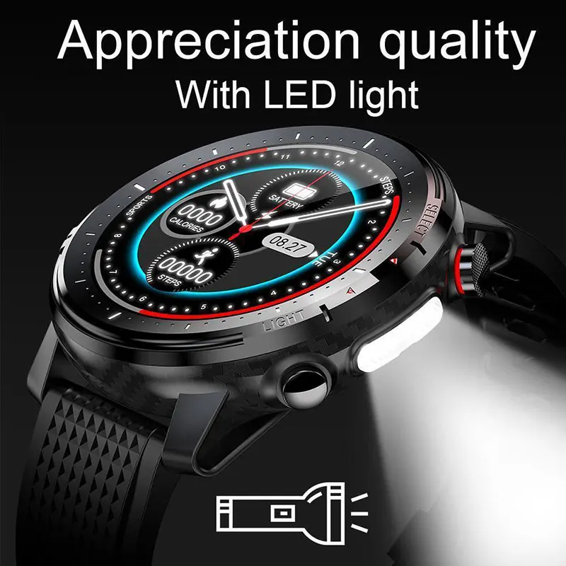 

L15 Smart Led Bluetooth Sport Watch Smart Bracelet Wristband Heart Rate Blood Pressure Blood Oxygen Test IP68 Waterproof ND998