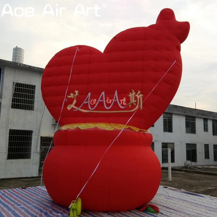 Пользовательские стоя Надувное сердце с логотипом jackpot надувной рекламный щит