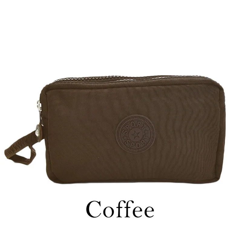 Coffee Женский кошелек, женский холщовый клатч, держатель для карт, Длинный кошелек, вечерняя сумочка, Женский кошелек для монет - Цвет: Coffee