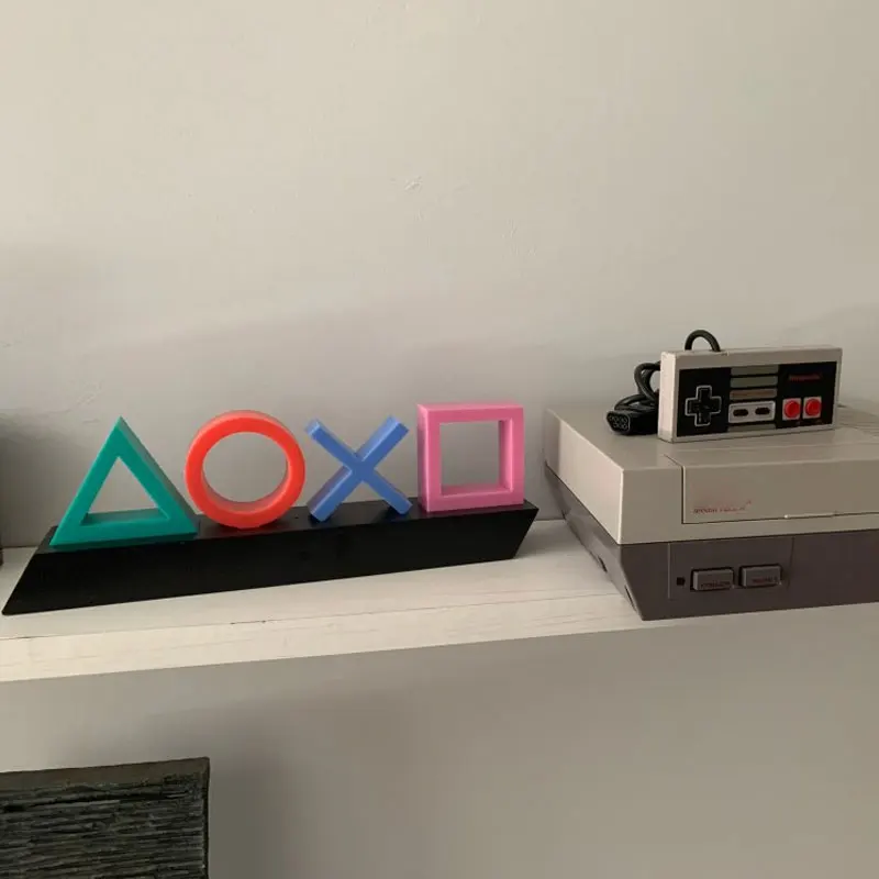 USB-лампа в виде иконы игры атмосферный неоновый светильник с регулируемой