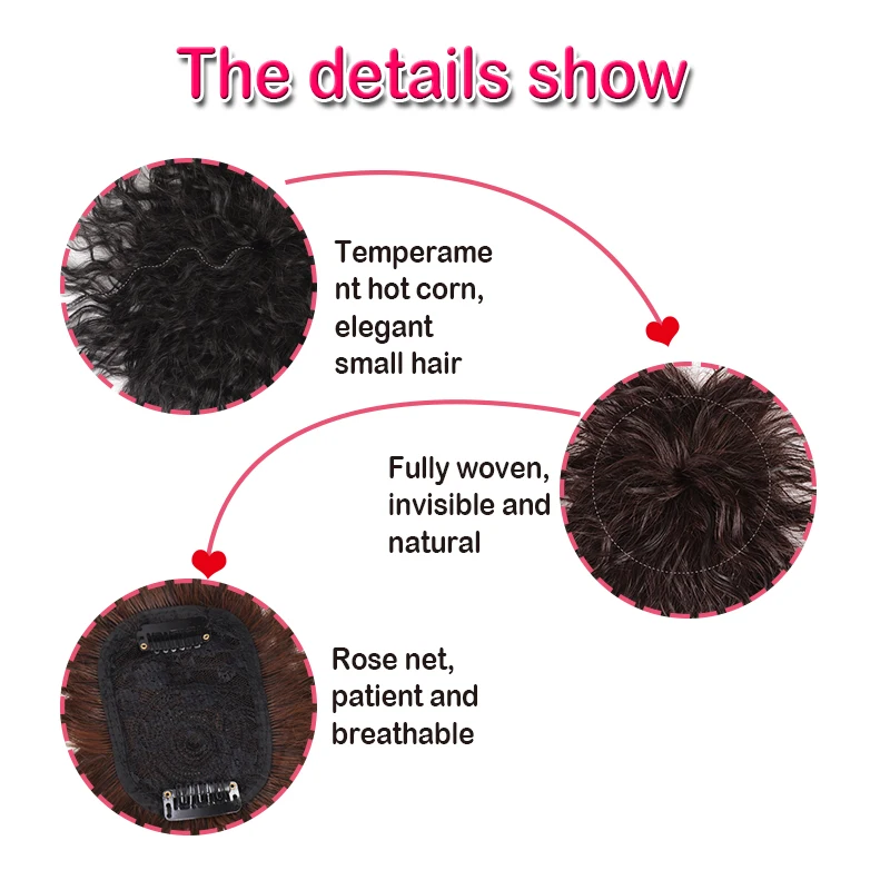Накладные пряди волос для женщин накладные из синтетических | Шиньоны и парики