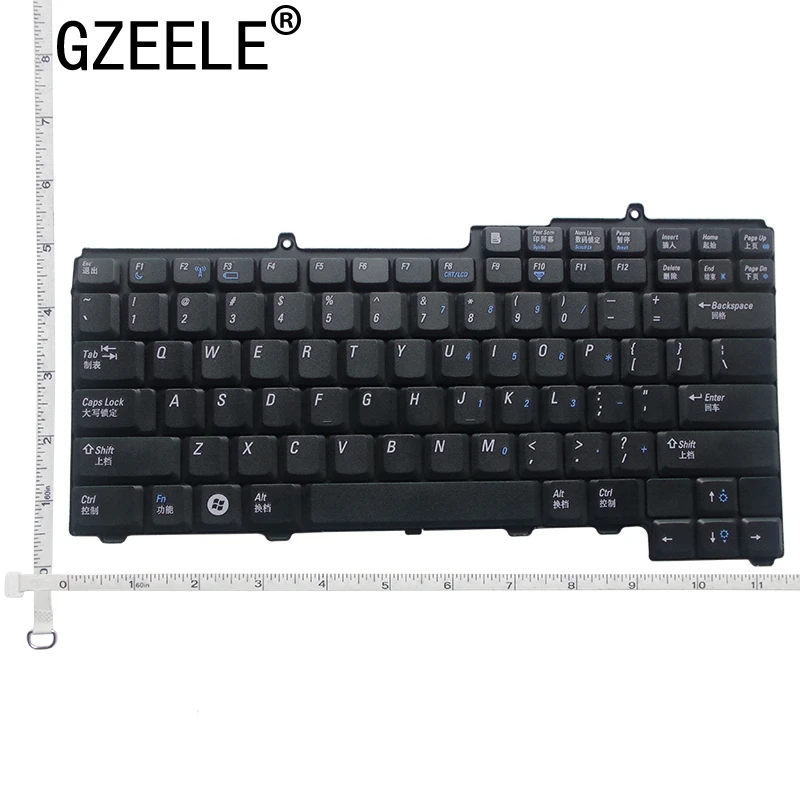 Новинка клавиатура GZEELE для ноутбука Dell Latitude D520 D530 D520N сменная US с надписью NSK D5K01