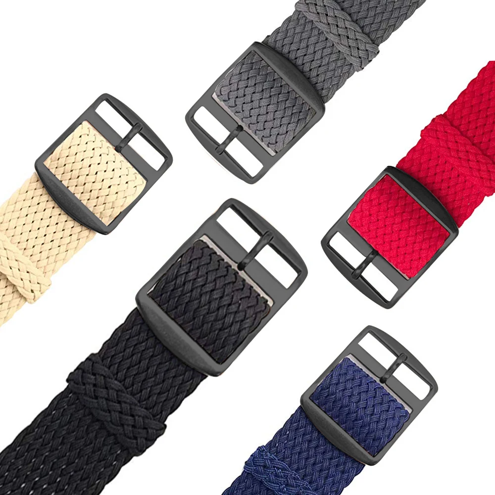 Ремешок из дышащего нейлона для часов Samsung Galaxy 40 мм 44 Gear S3 Xiaomi Huami Amazfit 20 22 | Наручные