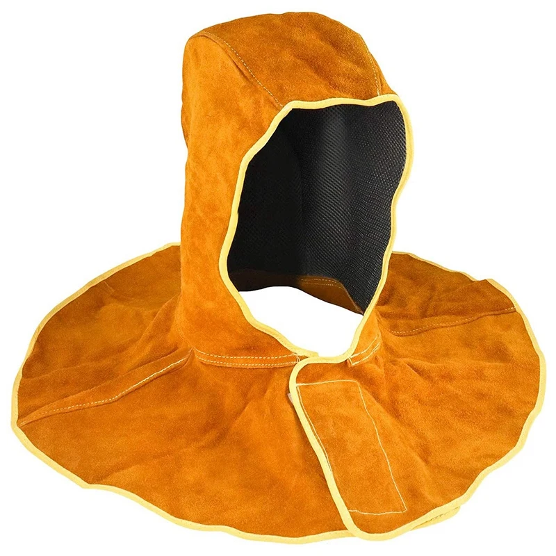 

New Leather Welding Hood, Welder Cover Cap For Welding, Blacksmithing