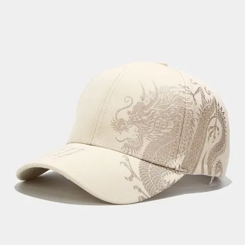 Бейсболка с принтом китайского дракона, хлопковая кепка, регулируемая бейсболка, шапки для мужчин и женщин, 215