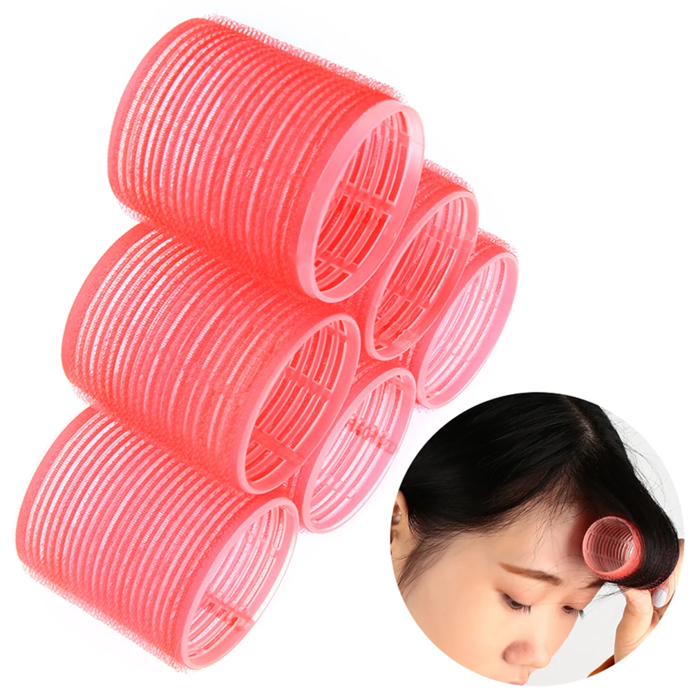

6 Pcs/Set Multi Size Random Color Large Self Grip Hair Rollers Pro Salon Hairdressing Curlers Hair Salon Tools