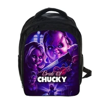13 Inch Horror Movie Child&#39;s Play Chucky Kids Backpack Kindergarten School Bag Children Printing Backpack Girls Boys Mochila