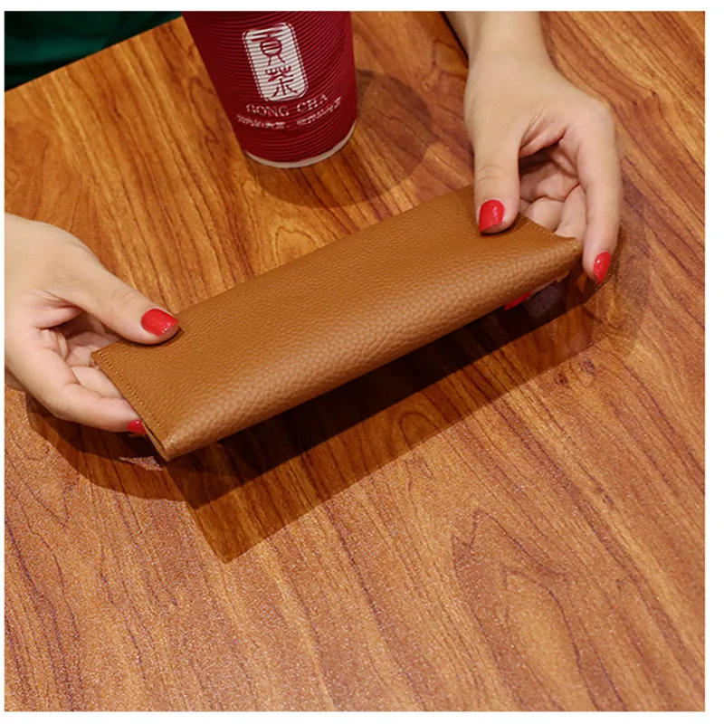 Womens Wallets Simple Purses Long Section Clutch Wallet Card Holder Female Hasp Slim Coin Pocket Purse Bag For Women 2019|Зажимы для