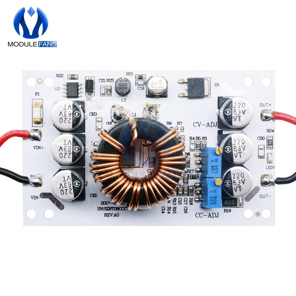 Блок питания с алюминиевой базовой пластиной 600 Вт повышающая постоянное