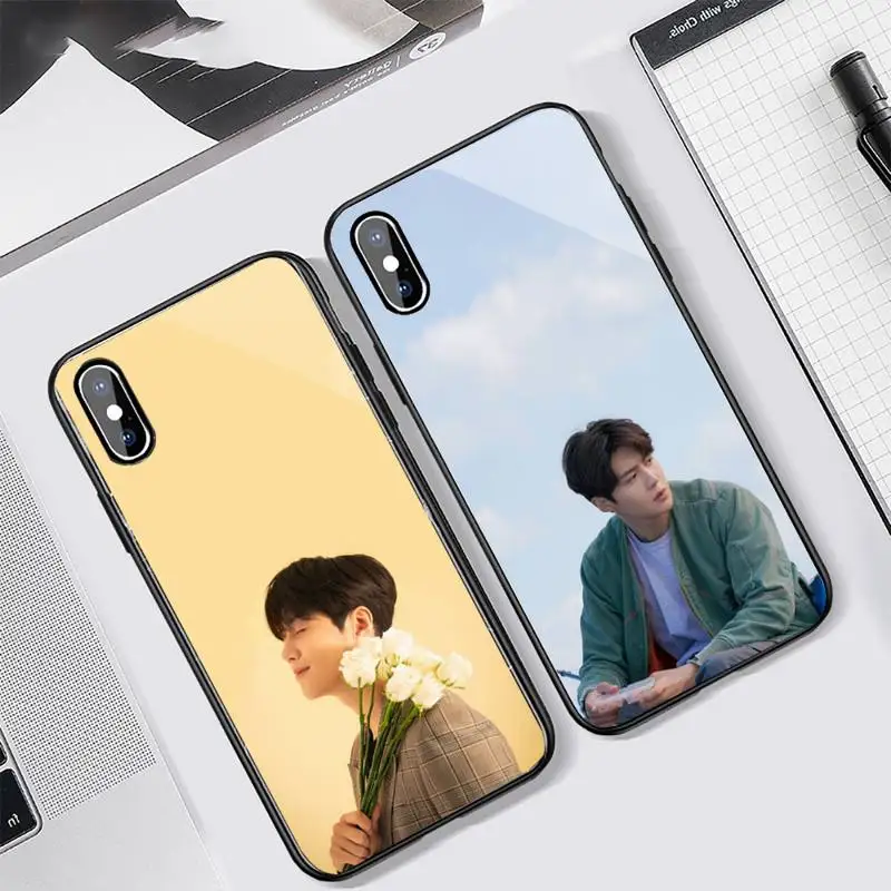 

Kim Seon Ho Korean actors Phone Case Tempered glass For iphone 6 7 8 plus X XS XR 11 12 13 PRO MAX mini