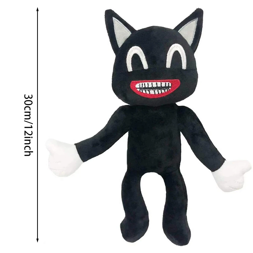 

Black Cartoon Cat Plush Toy Soft Anime Cat Plush Toys Kids Birthday Christmas New Year Gift Decoration