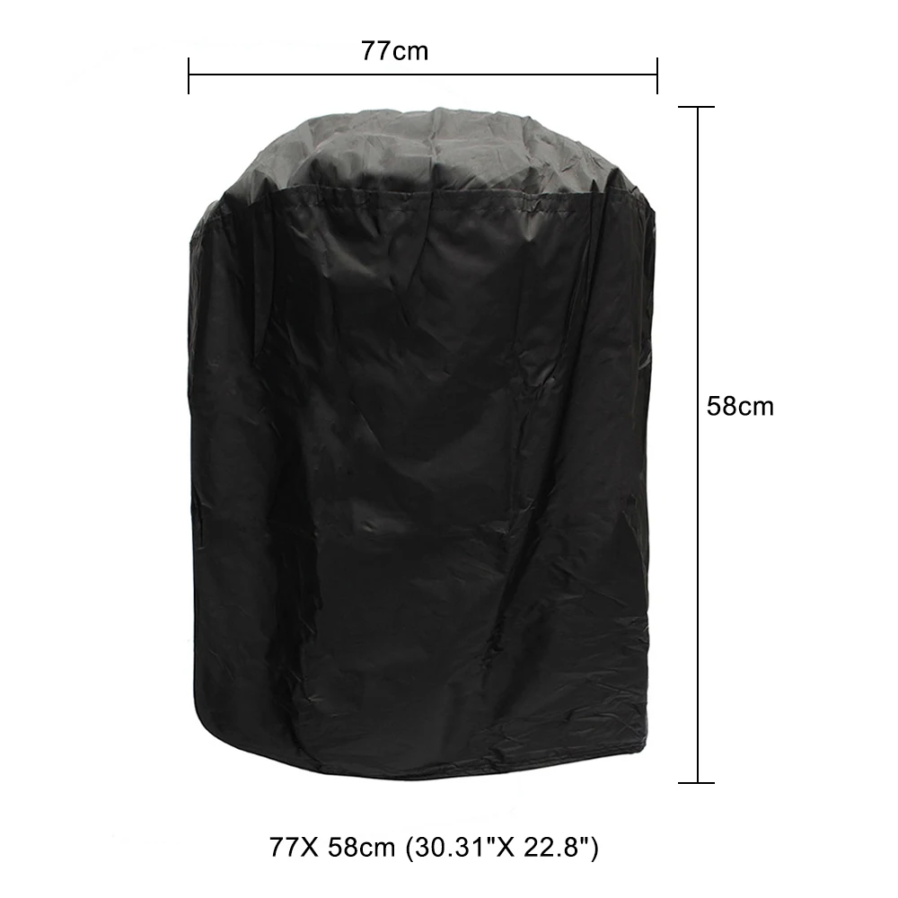 Чехол для барбекю пылезащитный черный чехол гриля защиты от дождя и влаги улицы |